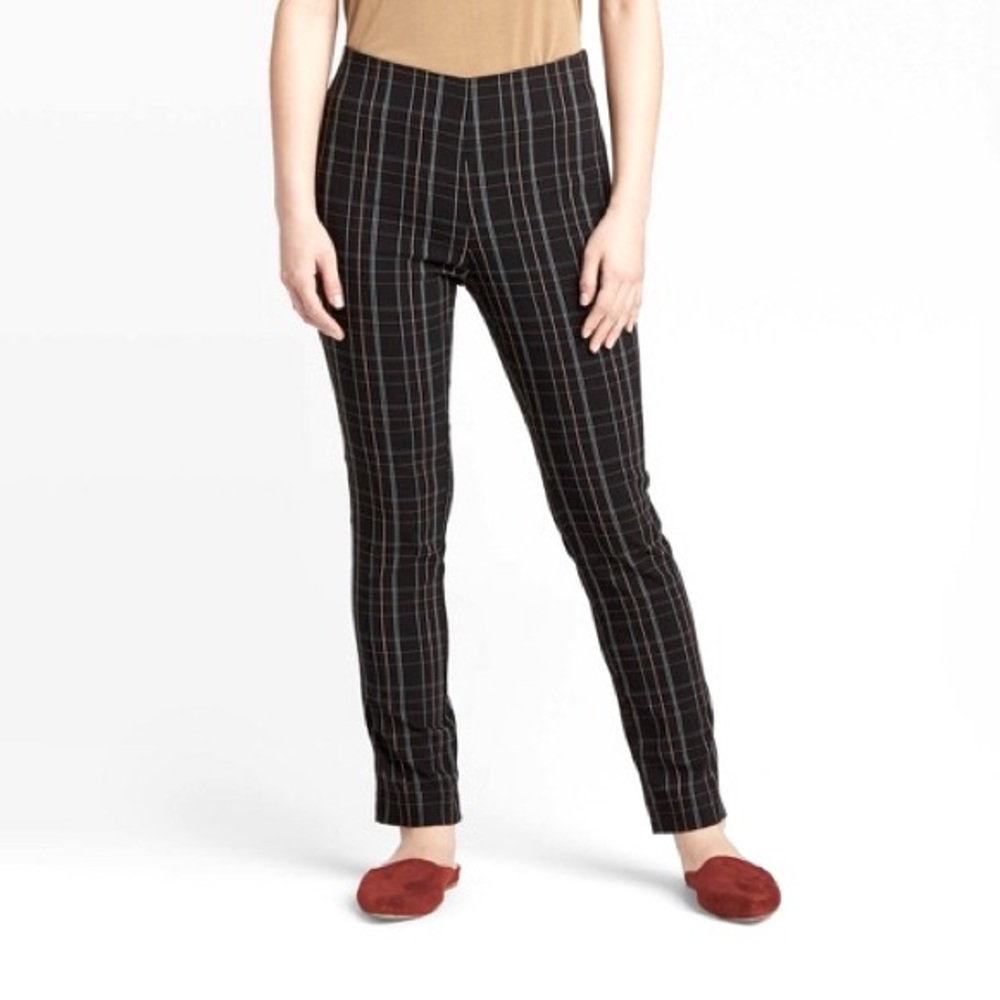 A New Day High Waist Plaid Dress Pant Sz 16 NWOT